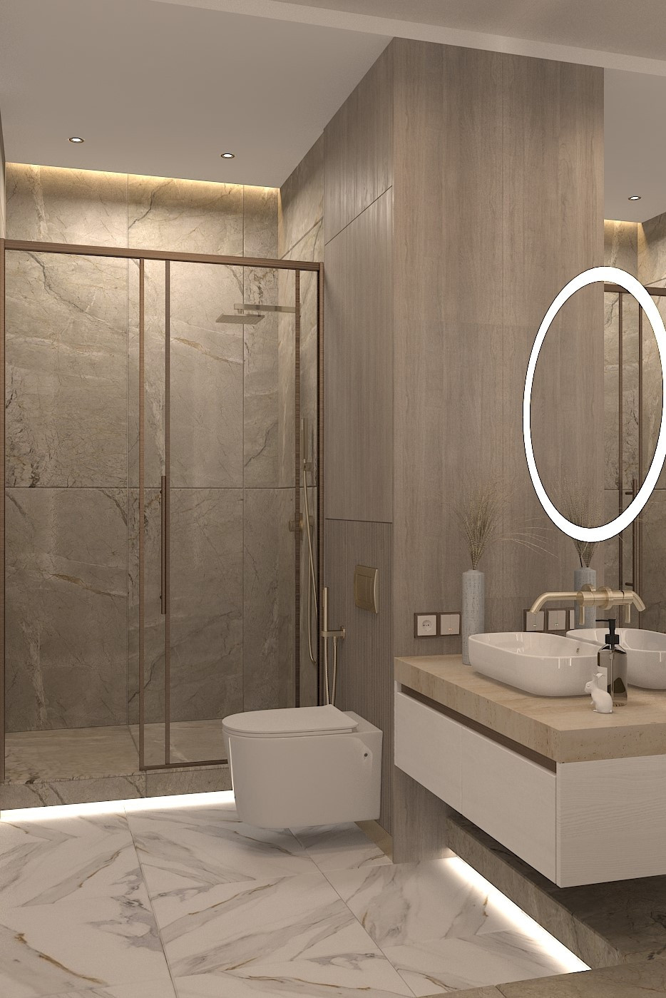 Спальня+ванная