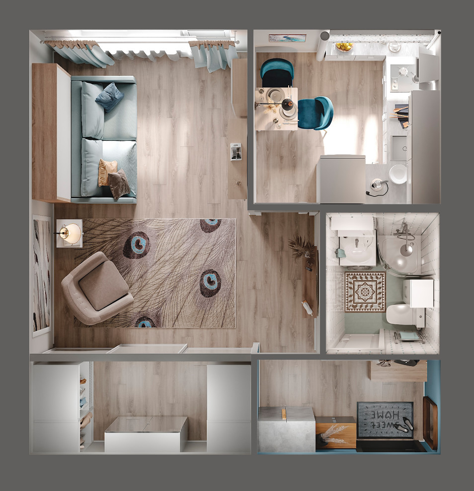 Крошка-квартира 30м