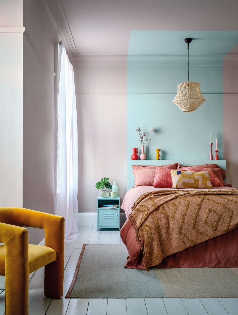 Crown Paints transitional-bedroom