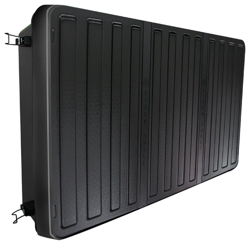 Storm Shell Weatherproof 75" Outdoor TV Enclosure Transitional