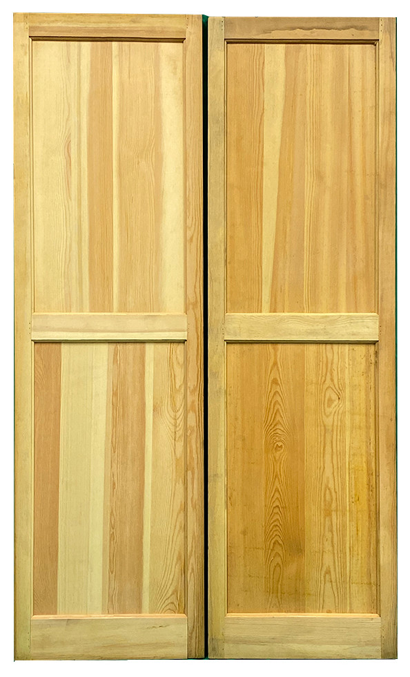 Solid Wood Raised Panel Shutters, 15" W X 51" H, 1 Pair Transitional