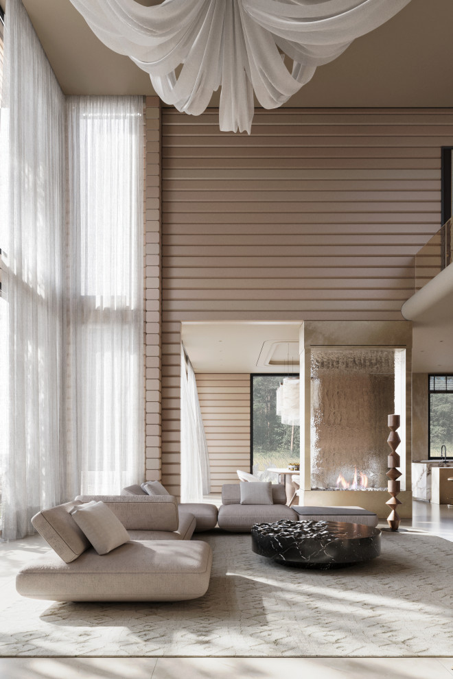 Дом двухэтажный из клееного бруса