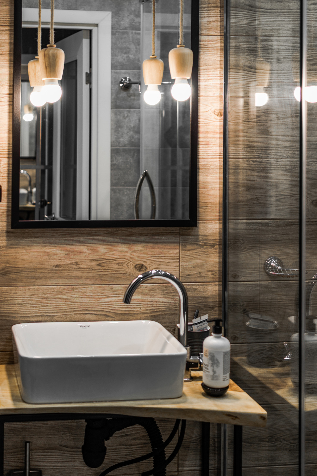 Сан.узел на Пражской - маленький лофт!