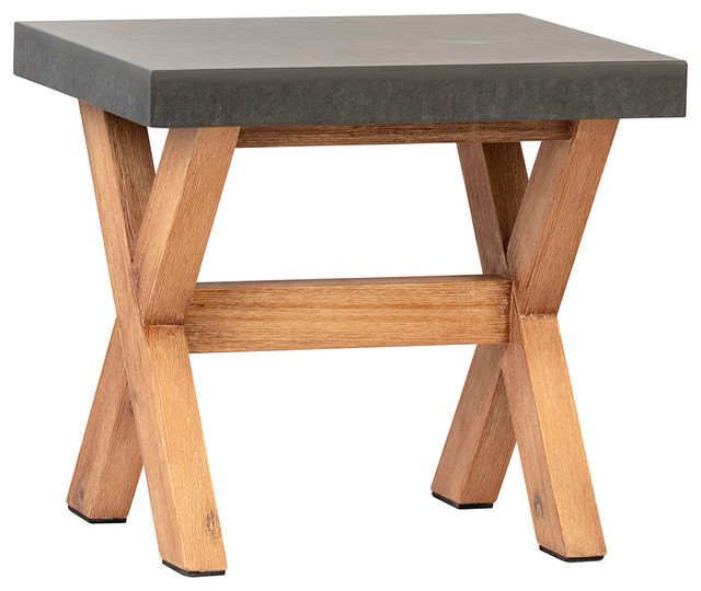 Outdoor Modern Farmhouse Side Table