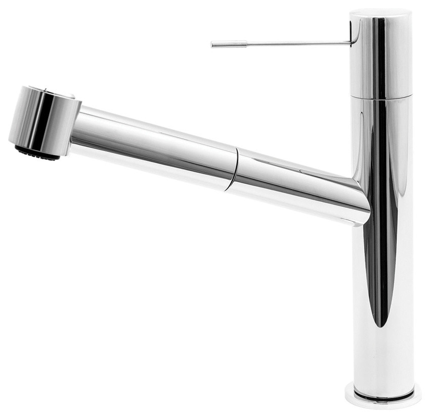 KWC Faucets.033.000 ONO Pull Out Kitchen Faucet, Chrome, 8.88"x1.69"x11