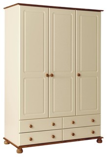 Copenhagen 3 Door Wardrobe With 4 Drawers Scandinavian