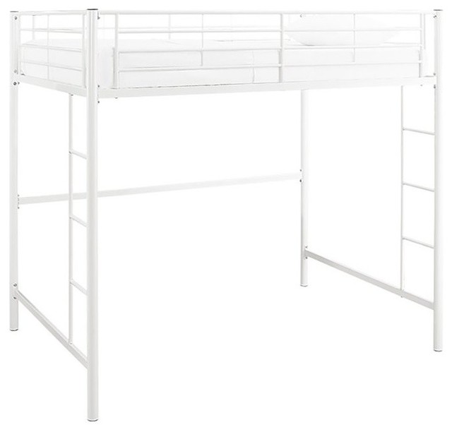 Metal Full Loft Bed Transitional Loft Beds by Homesquare Houzz
