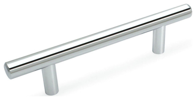 *25 Pack* Cosmas Cabinet Hardware Polished Chrome Euro Bar Pulls #161-3.5CH