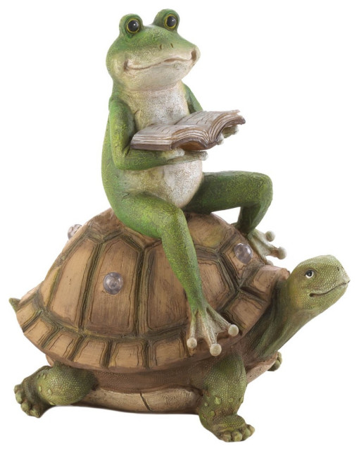 Frog And Turtle Garden Statues Garden Design Ideas