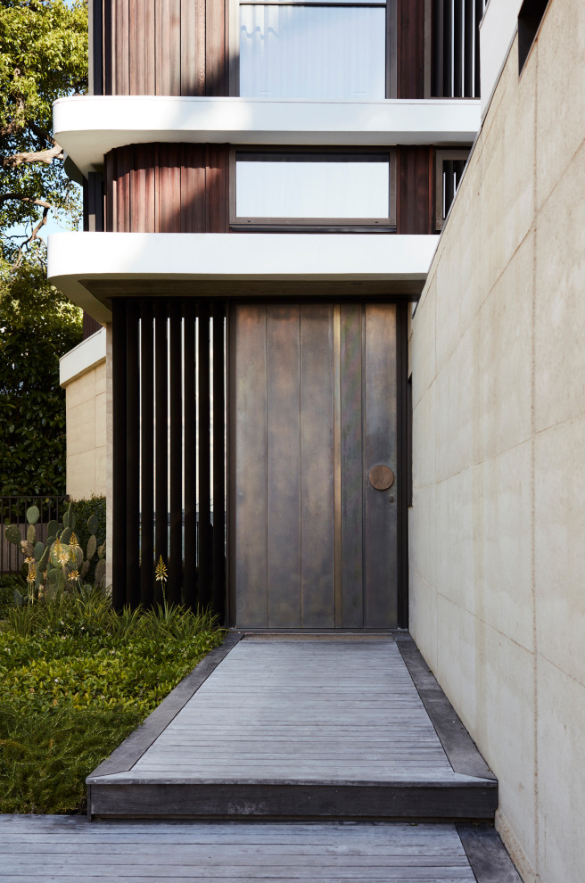 This is an example of a modern entryway.
