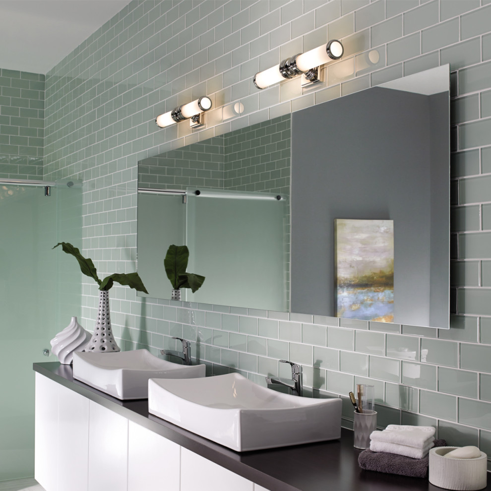 Оформление ванной комнаты бра Feiss