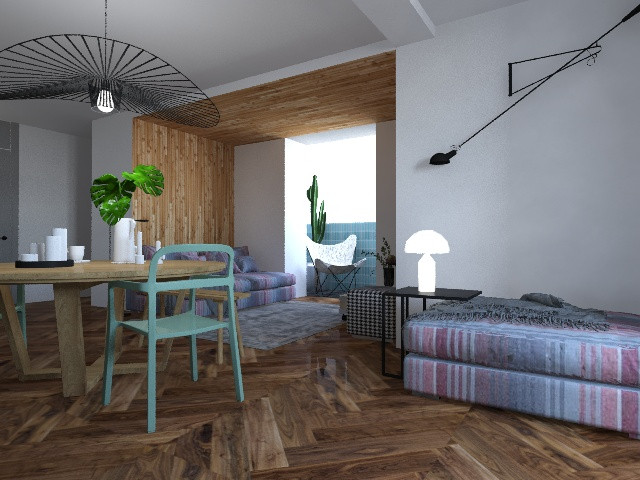 Красноярск, гостиная для молодой семьи, 2019г