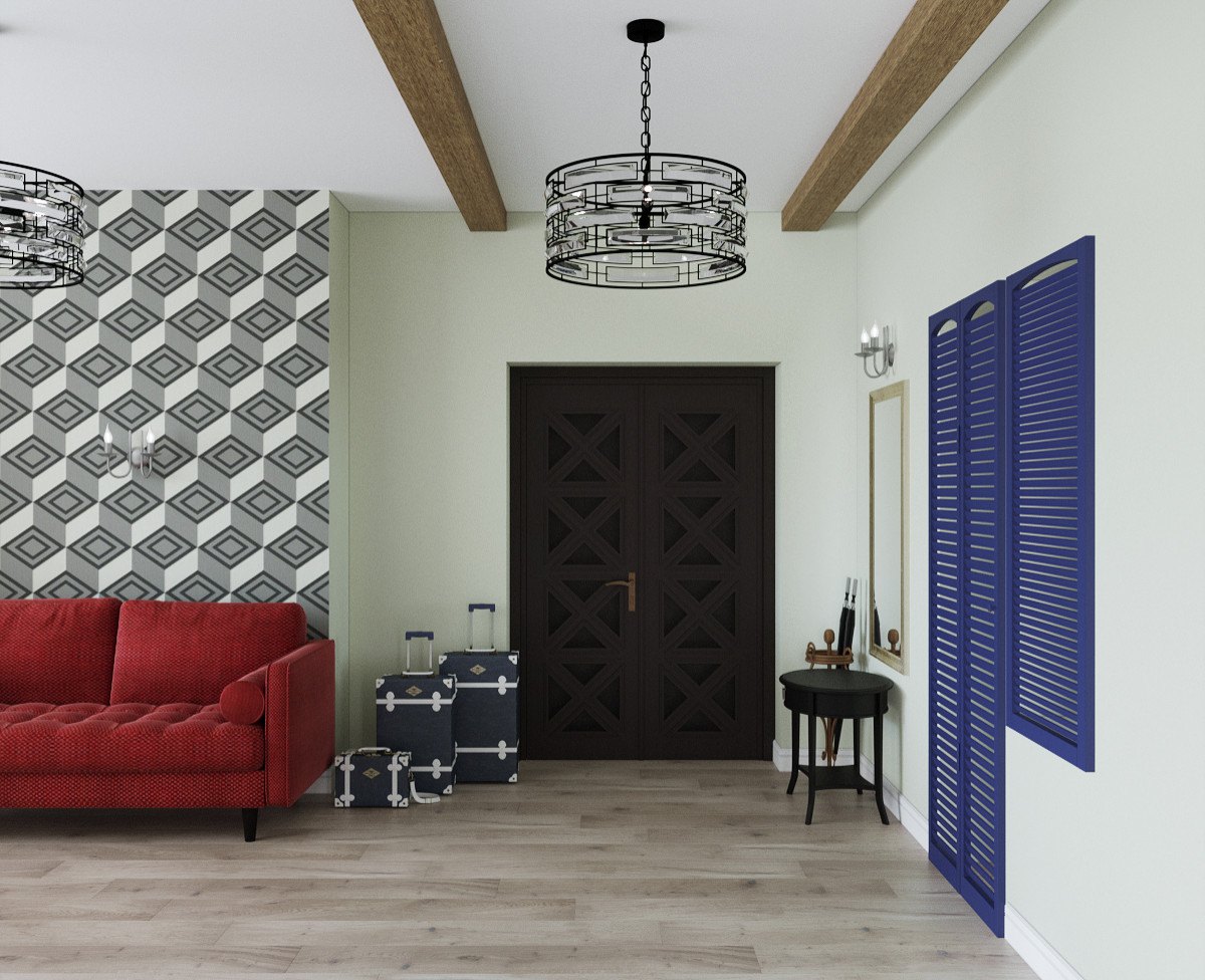 Лаундж хостела в исторической части Санкт-Петербурга