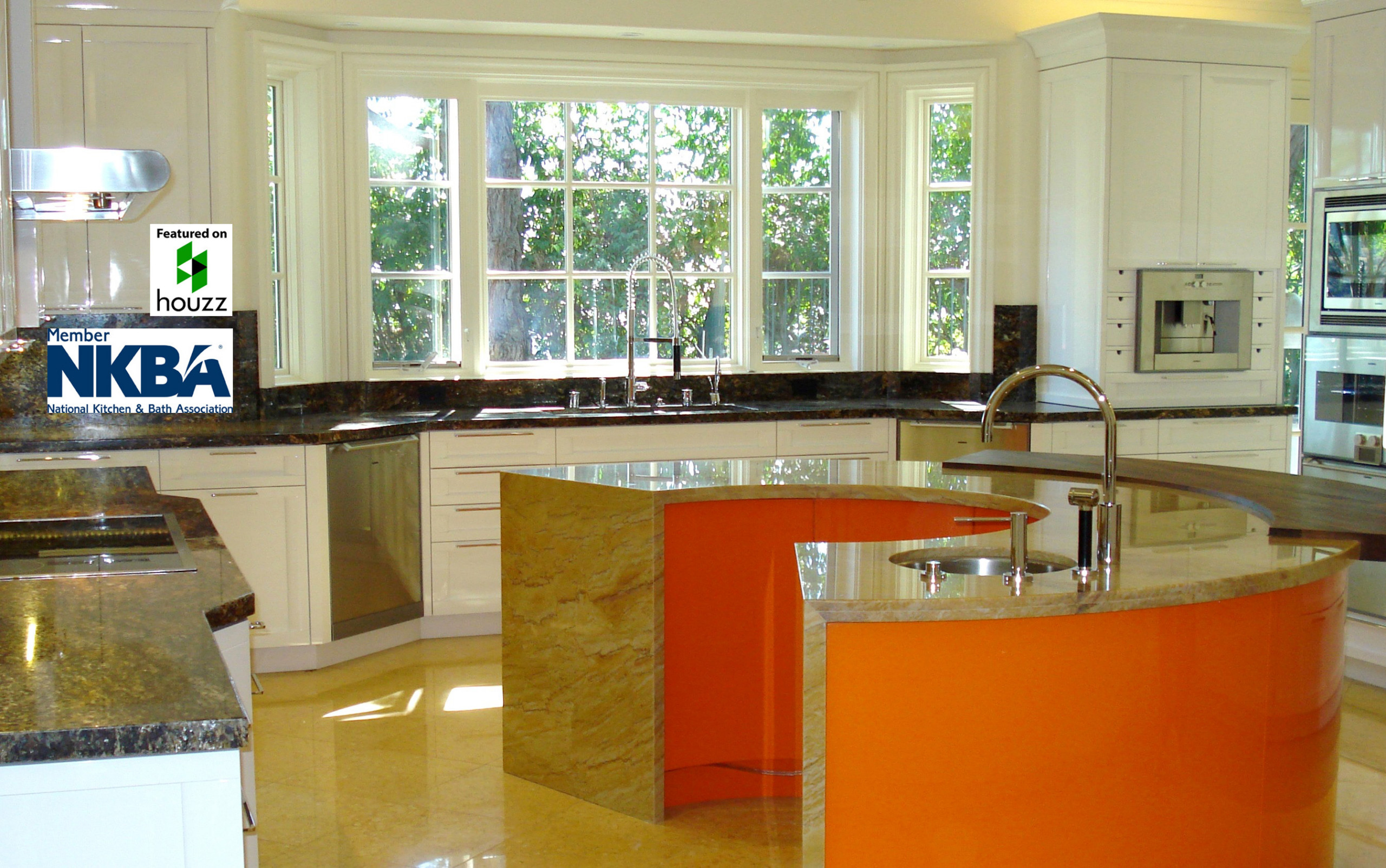 A Contemporary Kitchen for a Beverly Park, Beverly Hills Estate