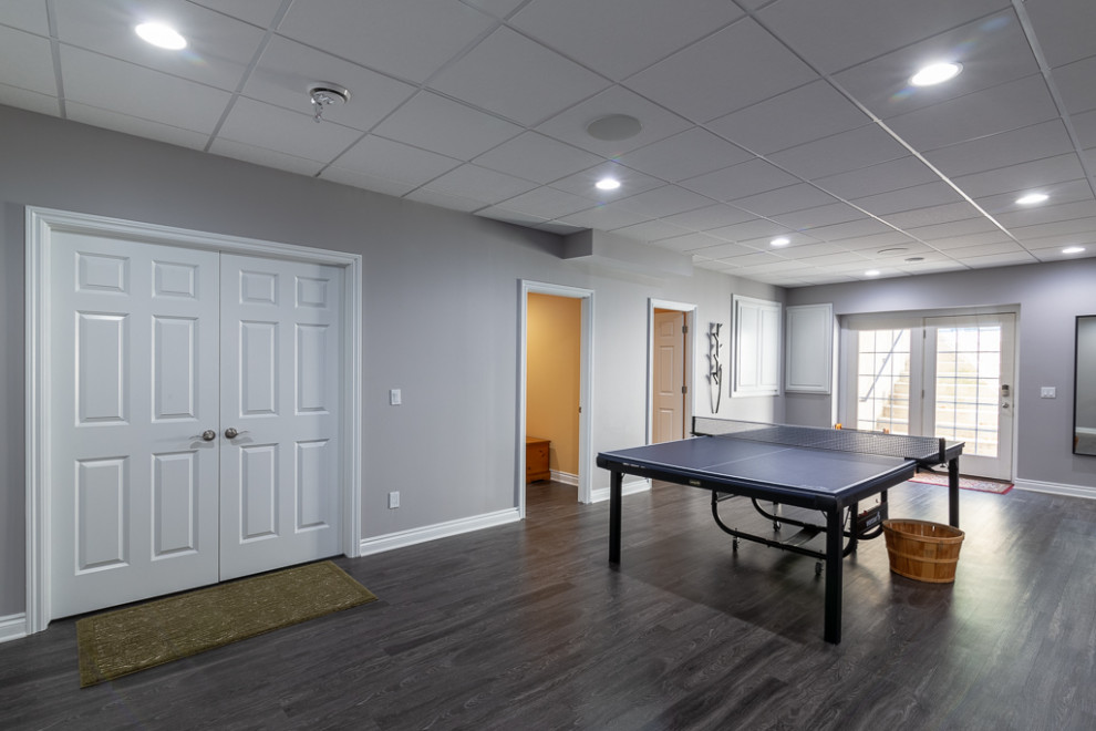 Naperville Basement Remodel 2 - Transitional - Basement - Chicago - by ...