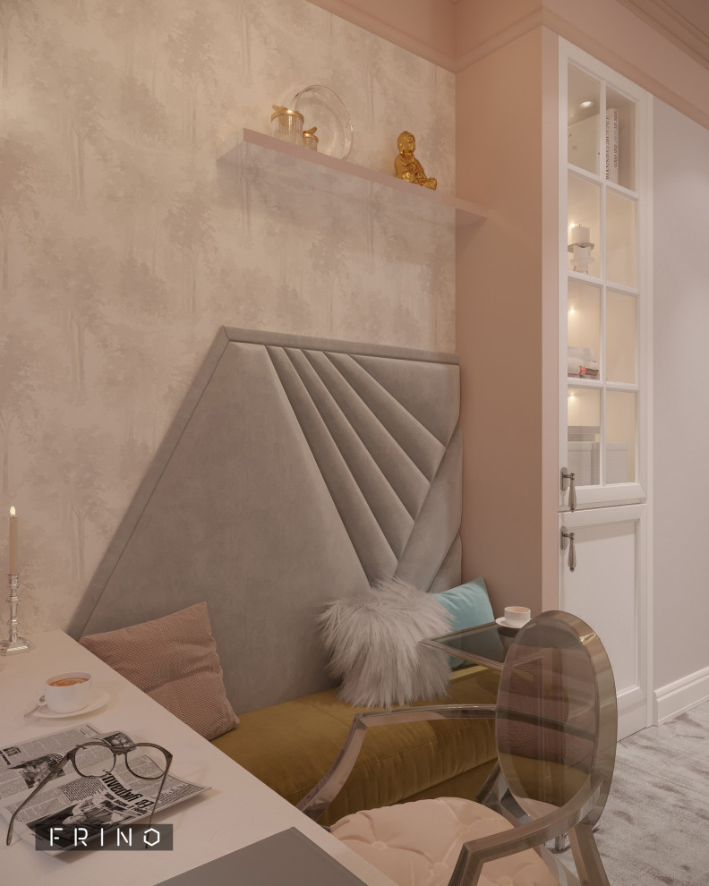 Женский кабинет в проекте "Жемчужная река". Студия  FRINO