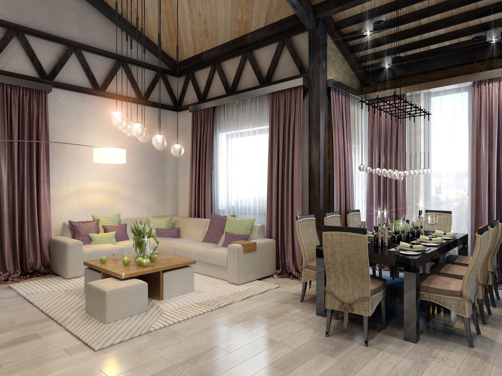 Дизайн-проект кухни-гостиной