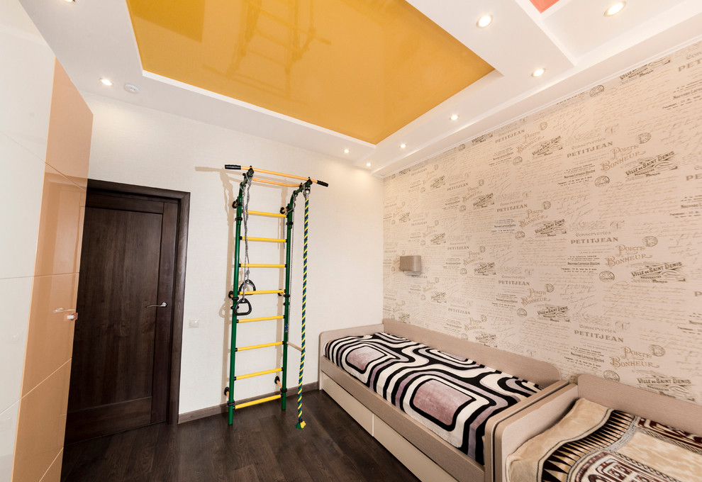 квартира с зеленой кухней