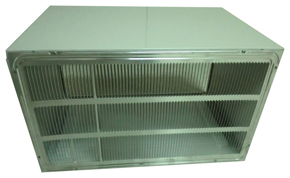 26" Wall Sleeve and Stamped Aluminum Rear Grille Transitional Air