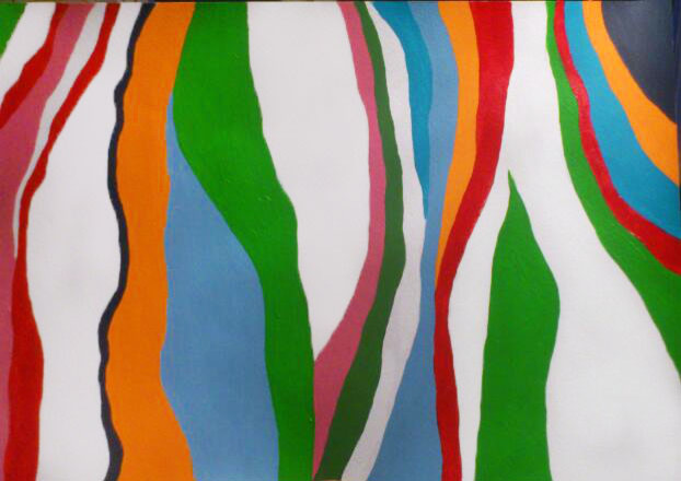 Абстрактная картина "Тропический лес"