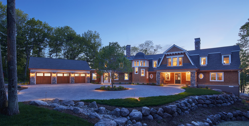 Brainerd Lakes Shingle Style - Builder: John Kraemer & Sons | Architecture: Murphy & Co. Design | Interiors: Engler Studio | Photography: Corey Gaffer