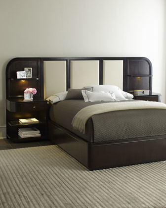 Savion Bed with Nightstand Piers