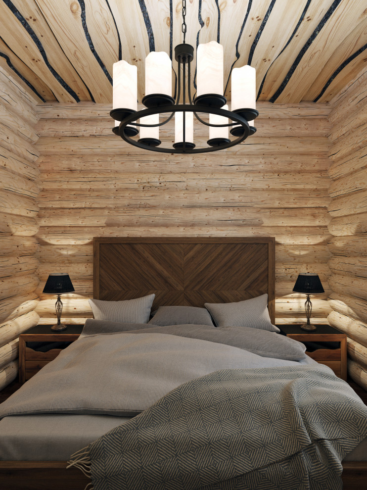 Дизайн-проект срубового дома на берегу реки Вуокса, Ленинградская область.