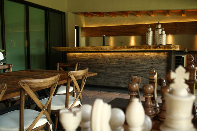 terraza chapala rustic-home-bar