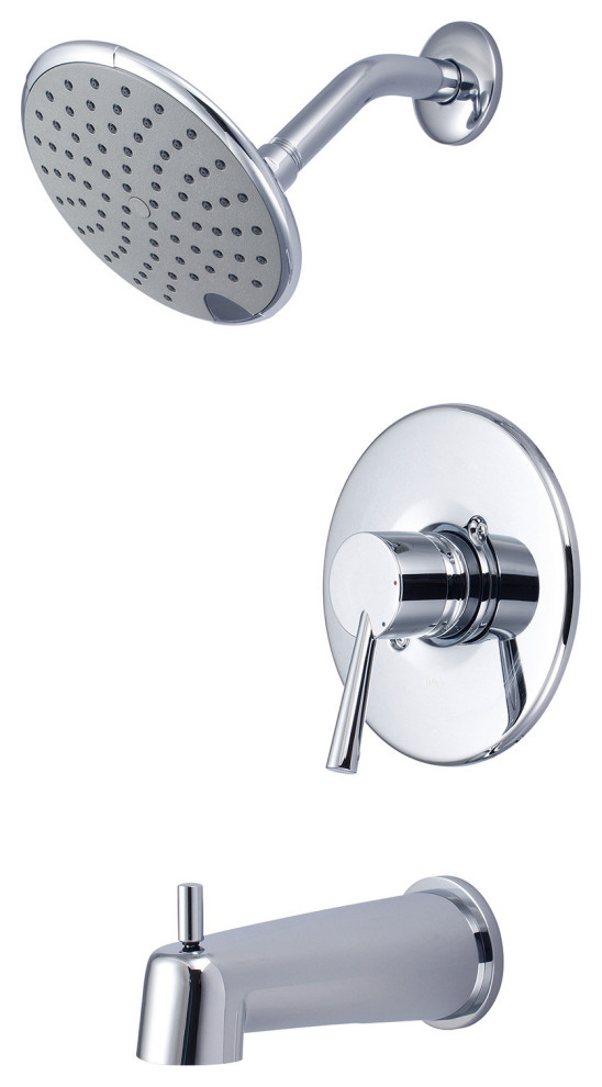 Pioneer Faucets T-2374 i2 Tub and Shower Trim Package - Polished Chrome