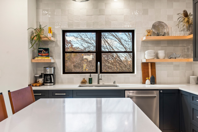 Okauchee Lake Home transitional-kitchen