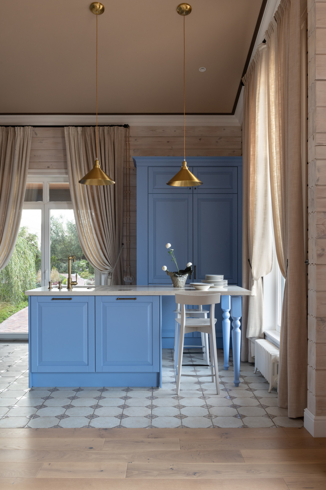 Интерьер деревянного дома