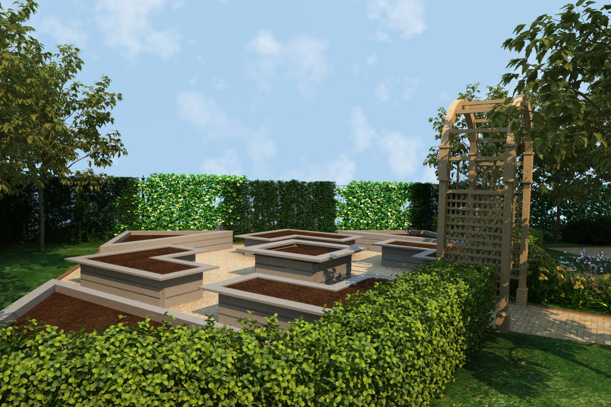 Дизайн-проект в 3D 12 соток