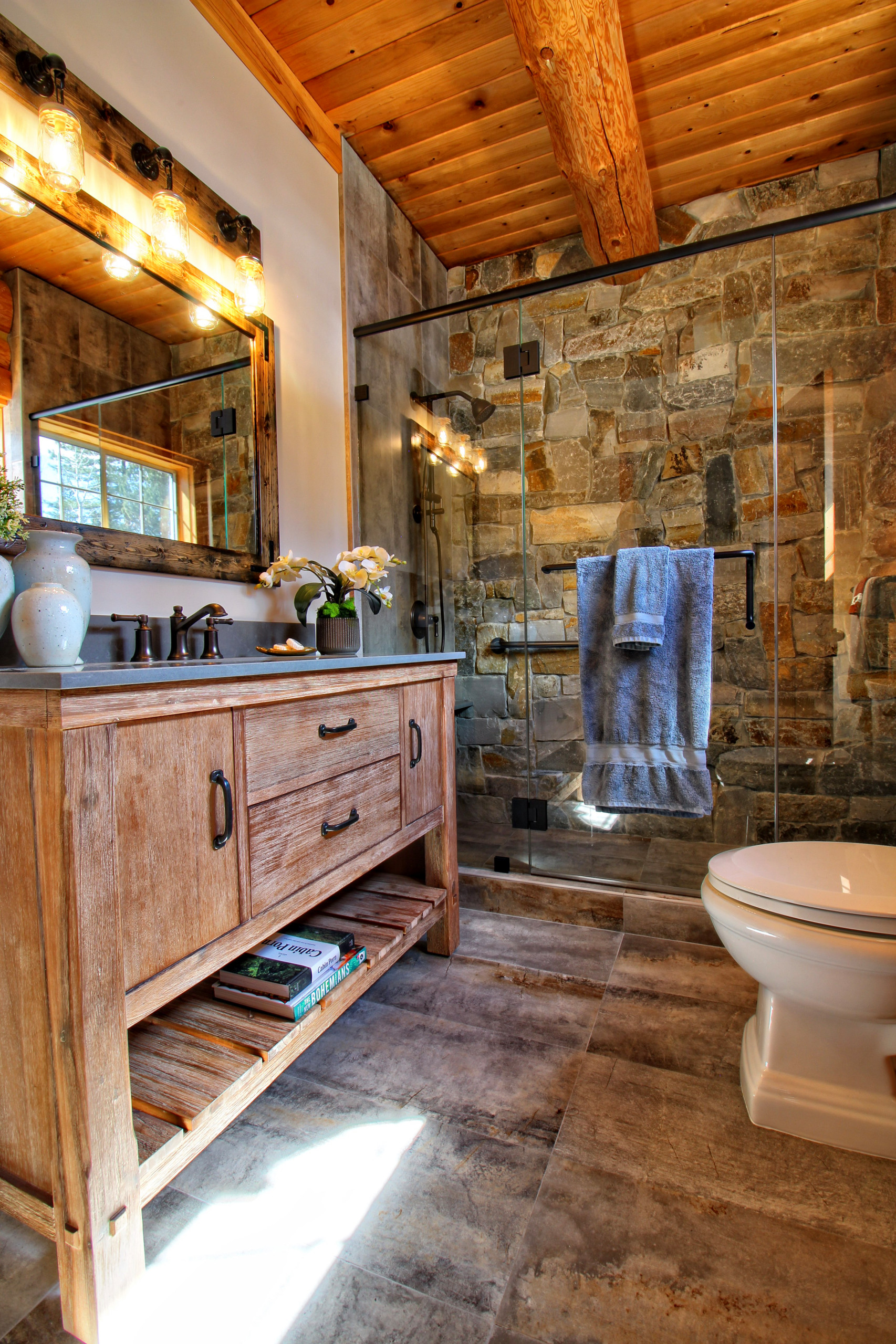 Log Cabin Bathroom Remodel