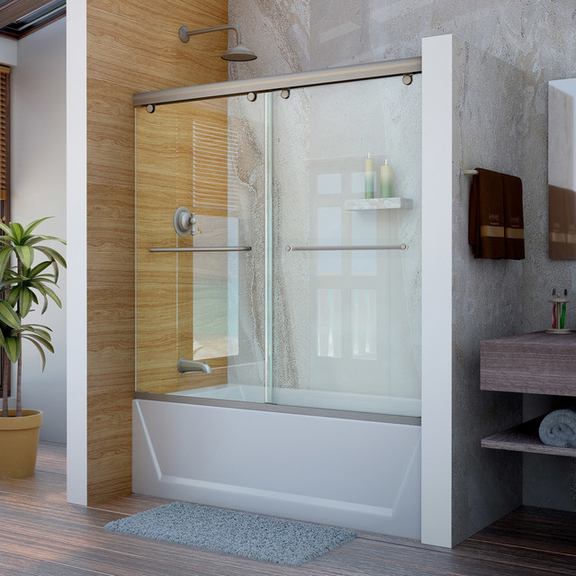 Dreamline Charisma 56 60 In W X 58 H Frameless Bypass Sliding Charisma 56 60 W X 58 H Frameless Bypass Sliding Tub Door In