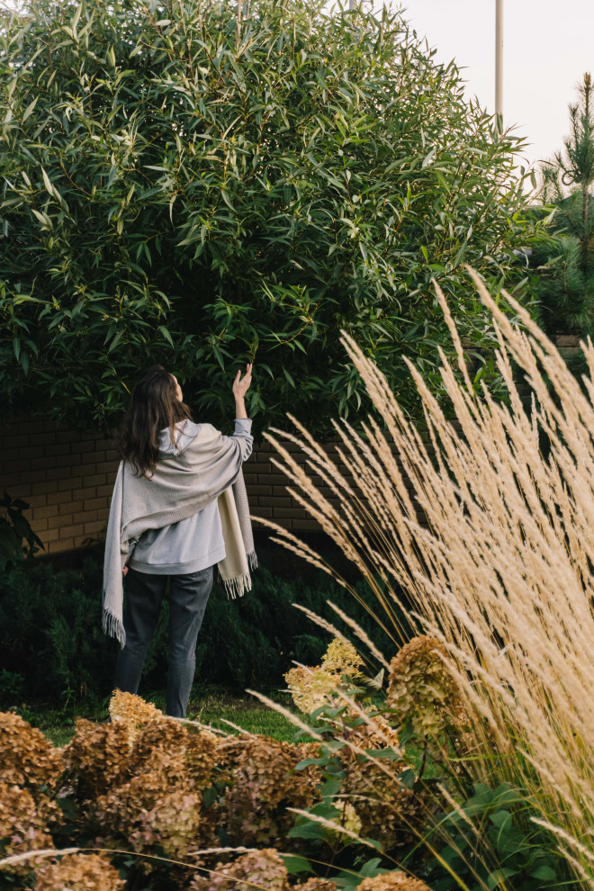 Сад с подпорными стенами