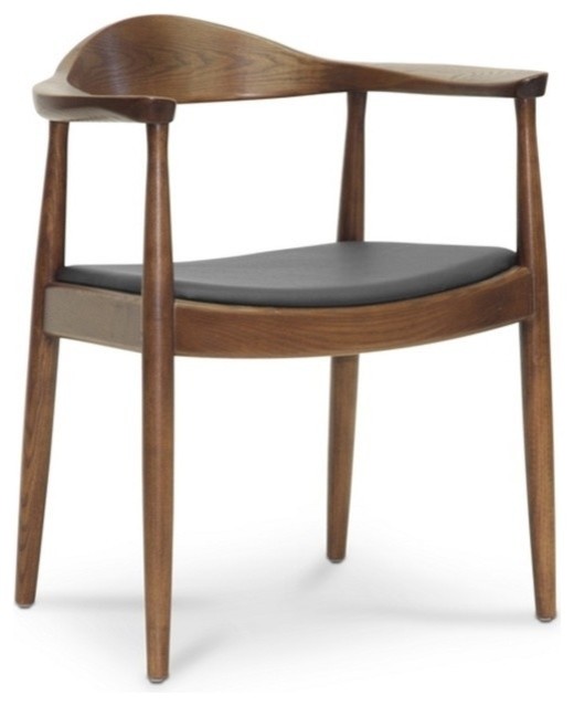 Mid Century Modern President Wood Dining Arm Chair Mid Century Modern President Wood Dining Arm Chair