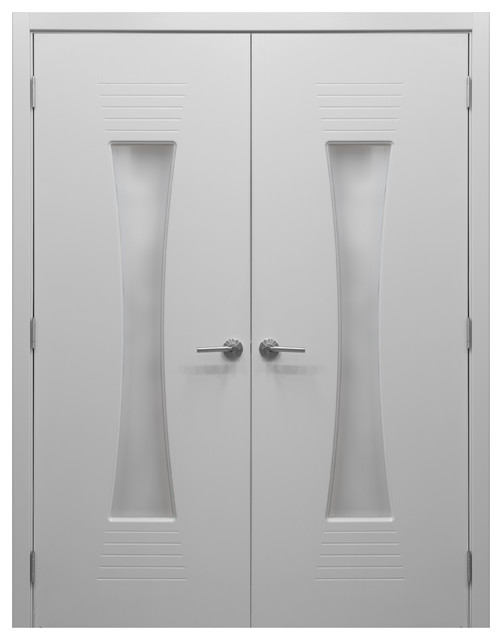 Nova Modern Interior doors by Brooklyn doors inc M61 White Ash Modern