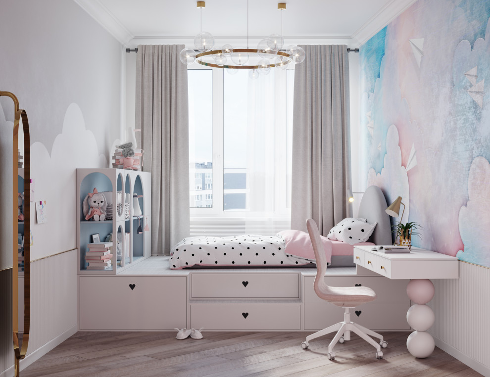 Декорирование детской комнаты, 14.5 кв.м.