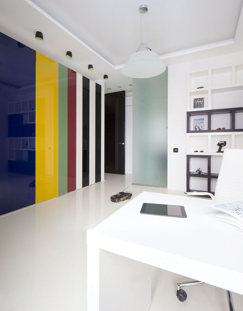 Design ideas for a contemporary kids' room in Moscow.