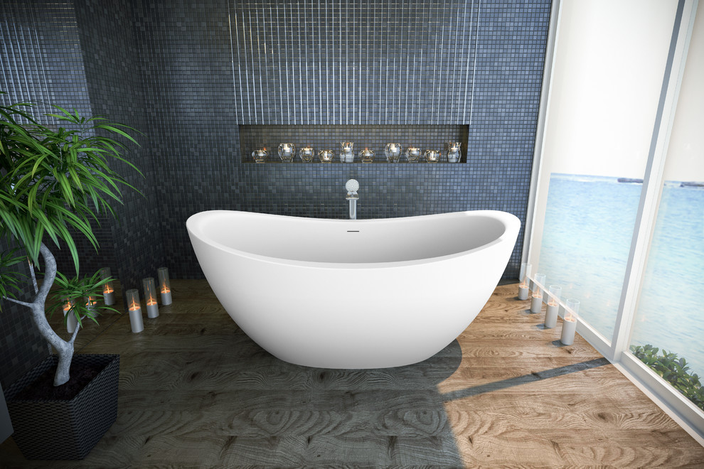 Purescape 171 Белая Каменная Ванна от Viva Lusso