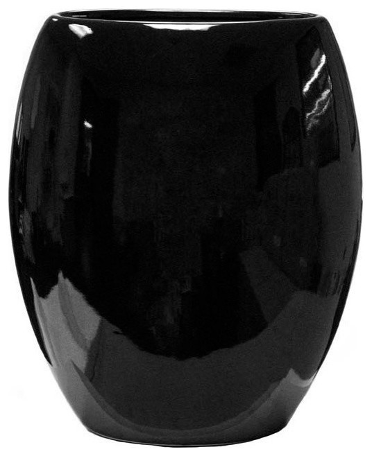 Elton Vase Large, Black