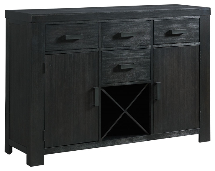 Picket House Furnishings Jasper Server in Black Transitional