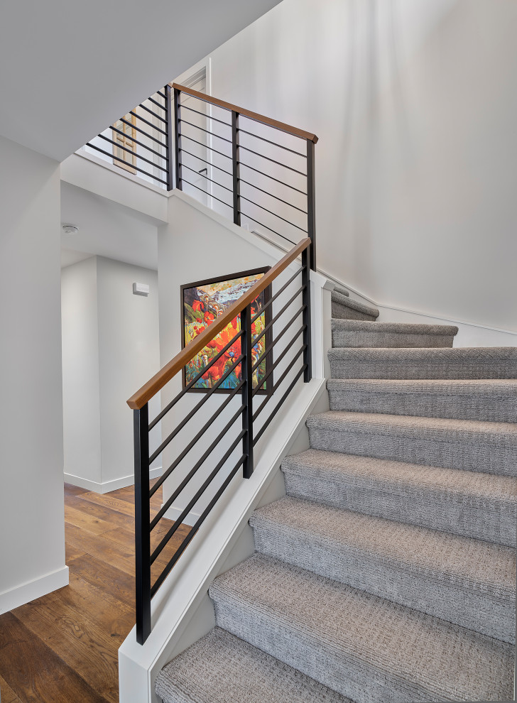 the Aspen Stairs - Transitional - Staircase - Edmonton - by Habitat ...