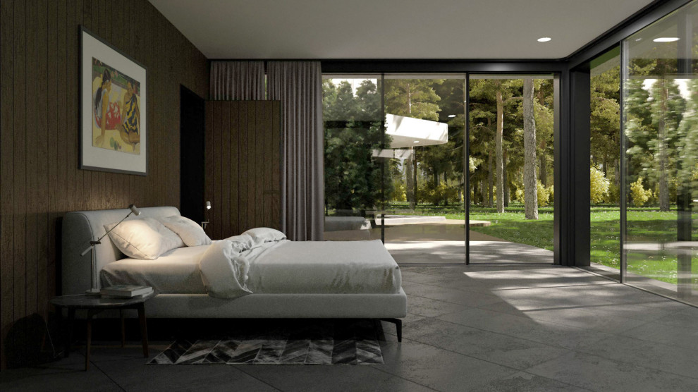 Вилла в лесу в стиле нео конструктивизма