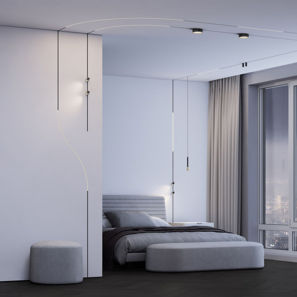 Mini Magnetic Трековый светильник 10W 3000K черный