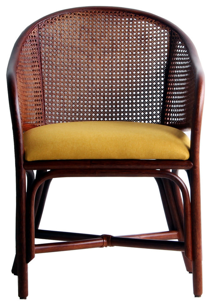 Cherry Rattan Armchair - Tropical - Armchairs & Accent Chairs - by La
