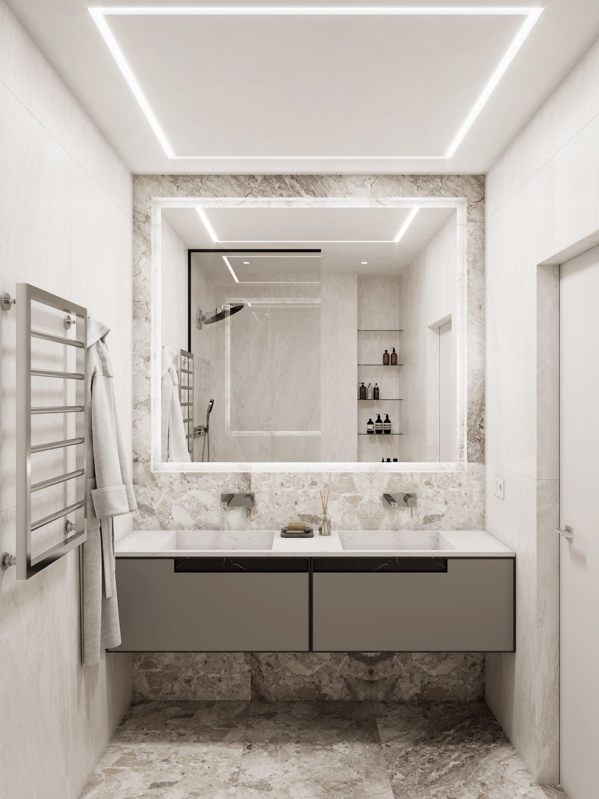 Квартира 80 м2 ЖК "САНСИТИ" Этническая Сказка