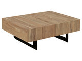 Glide Coffee Table, Natural Walnut