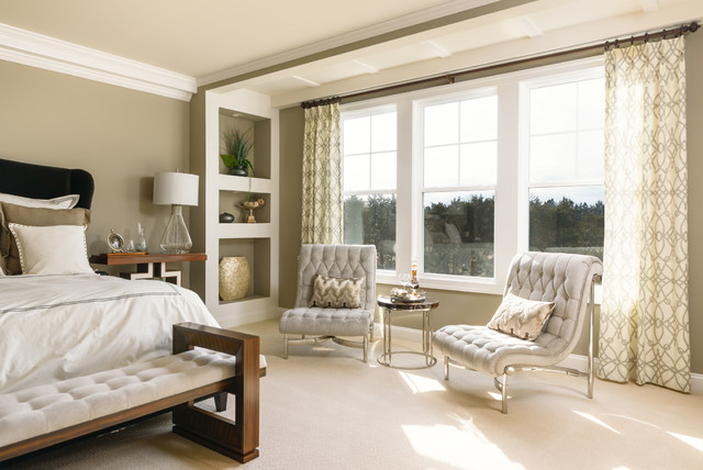 Master Suite Sitting Area transitional-bedroom