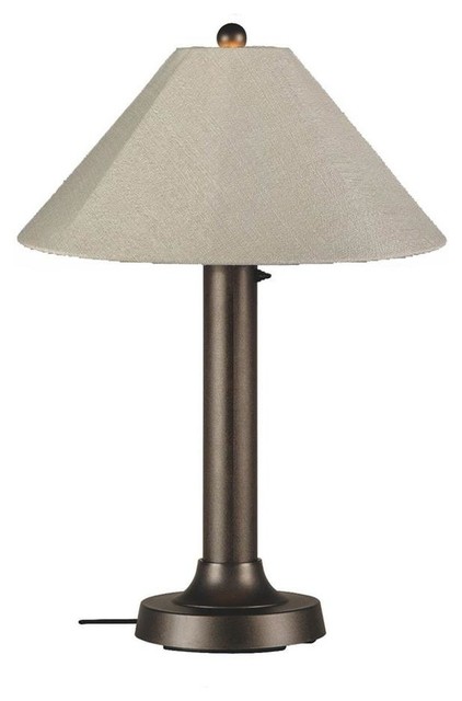 Patio Living Concepts Lamps Catalina 34 in. Outdoor Bronze Table Lamp with